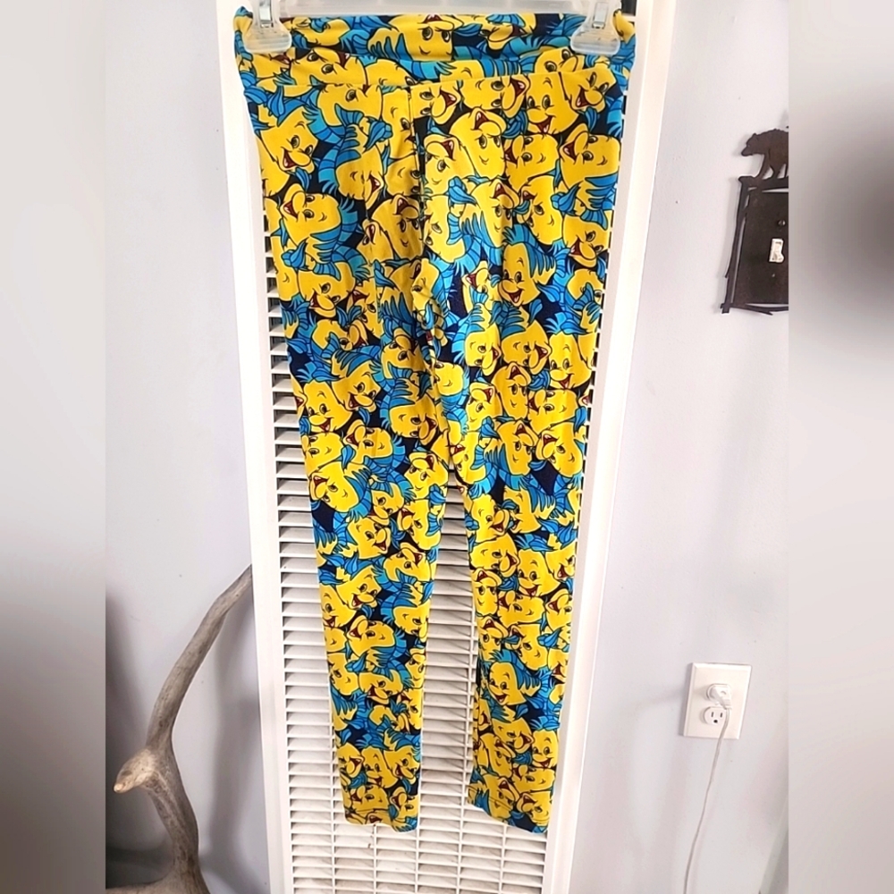 Lularoe Disney Tween Flounder Ariel Little Mermaid Leggings